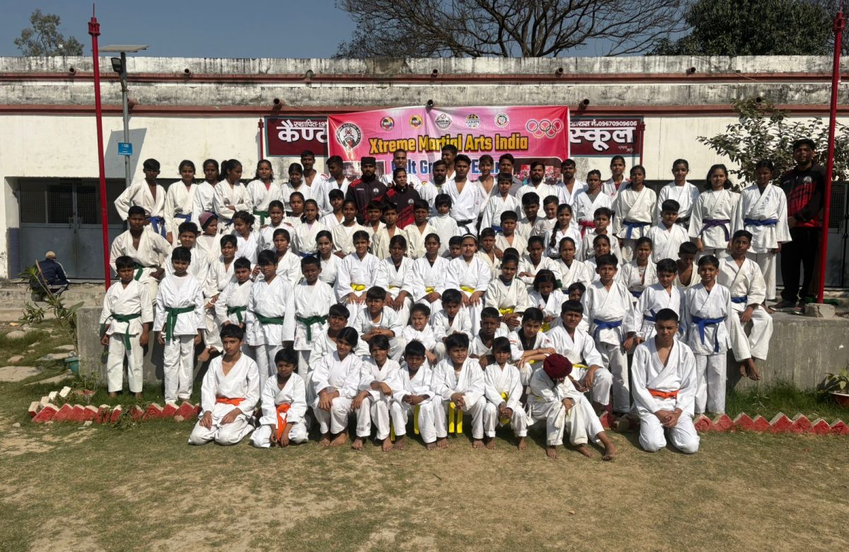 XTREME MARTIAL ARTS की बेल्ट परीक्षा में 164 में से 151 खिलाड़ी हुए सफल