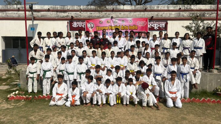 XTREME MARTIAL ARTS की बेल्ट परीक्षा में 164 में से 151 खिलाड़ी हुए सफल
